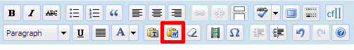 example paste from word icon in editor bar